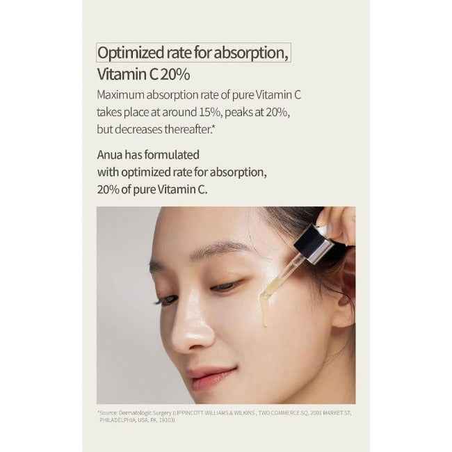 Anua Vitamin C Blemish Serum - Brightening & Blemish-Reducing Formula
