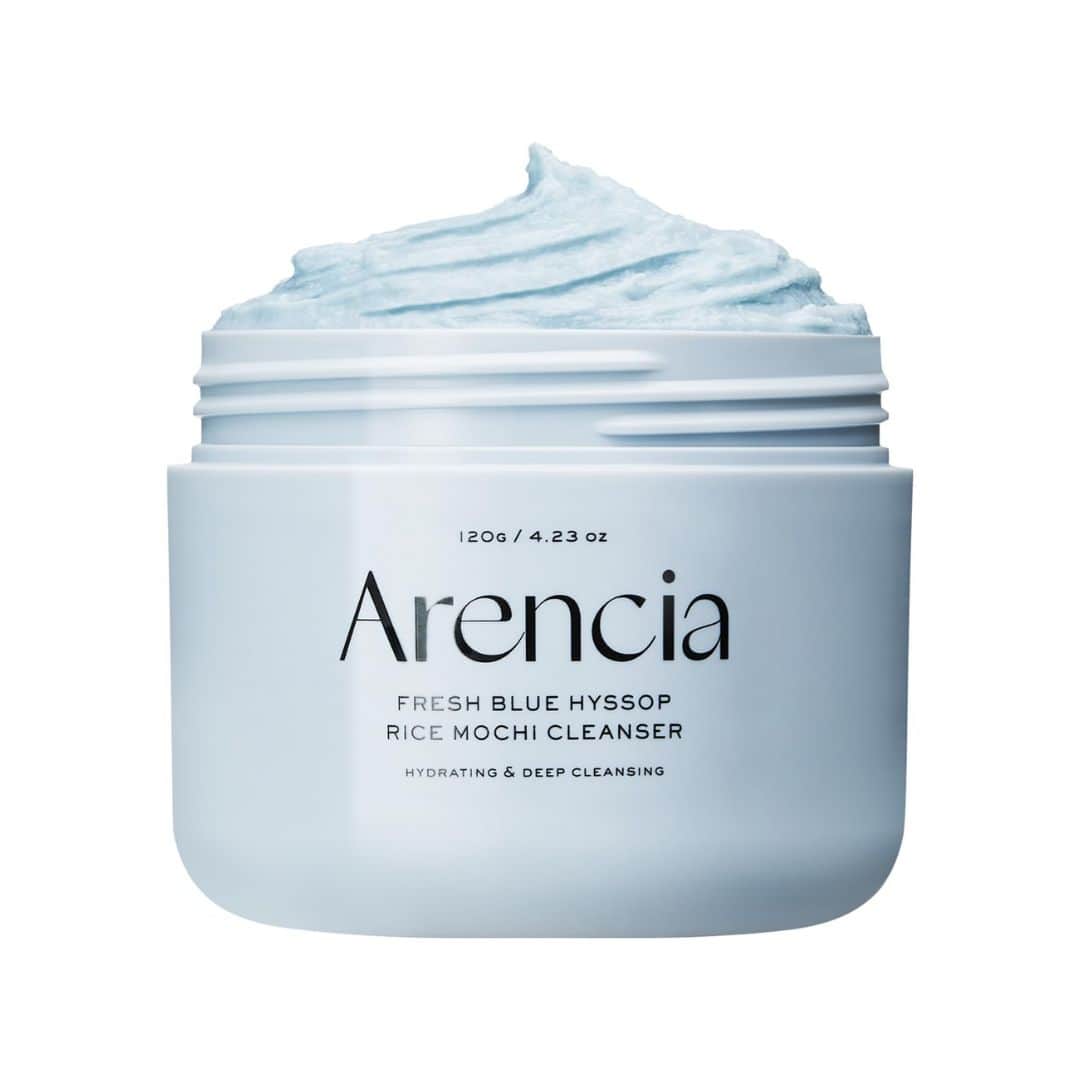 Arencia Fresh Blue Hyssop Rice Mochi Cleanser - SiaBelleStudio