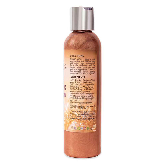 Glimmer Goddess Organic Bronze Shimmer Body Lotion