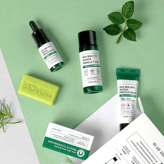 Some By Mi Miracle Starter Kit for Radiant Skin: AHA-BHA-PHA 30 Days Solution