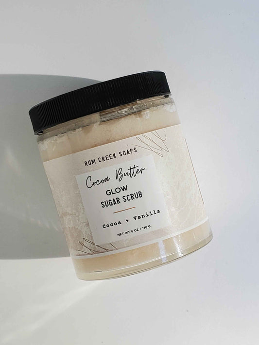 Cocoa Butter Sugar Scrub for Radiant Skin and Deep Moisture
