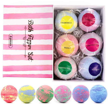 Organic Bath Bombs Bubble Bath Mint Lavender Rose Flavor
