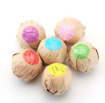 Organic Bath Bombs Bubble Bath Mint Lavender Rose Flavor