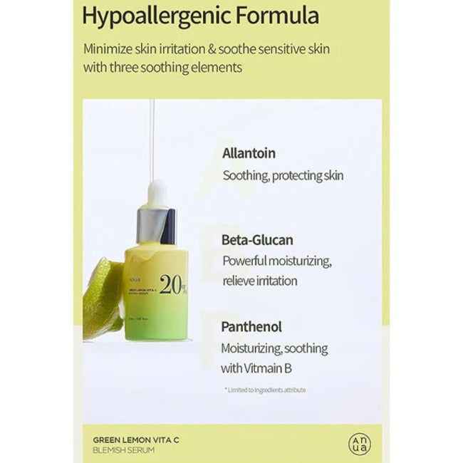 Anua Vitamin C Blemish Serum - Brightening & Blemish-Reducing Formula