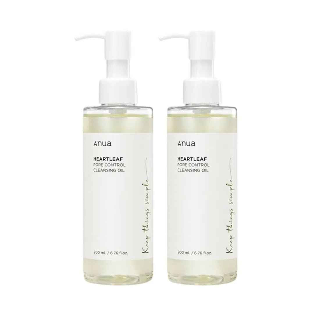 Anua Heartleaf Pore Control Cleansing Oil Double Set