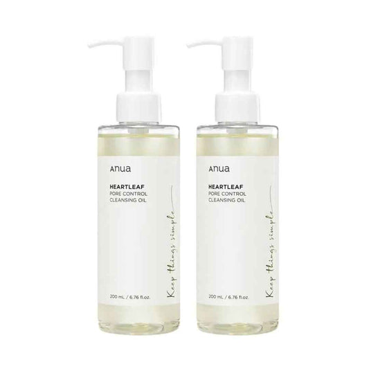 Anua Heartleaf Pore Control Cleansing Oil Double Set