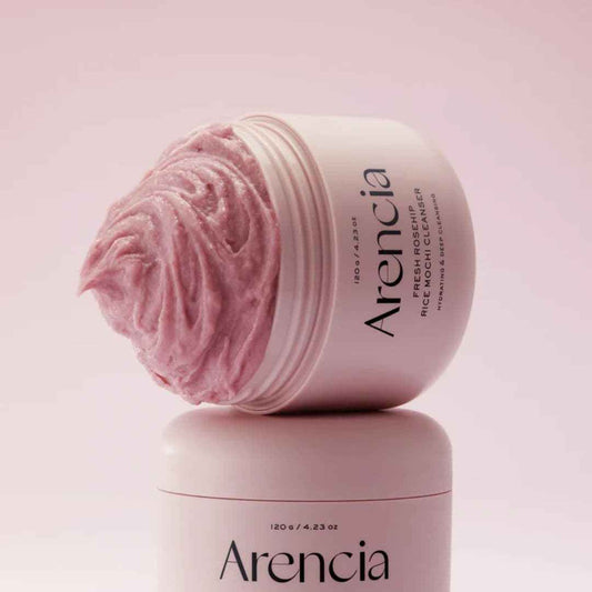 Arencia Fresh Rosehip Rice Mochi Cleanser for Eliminating Excess Sebum Mask