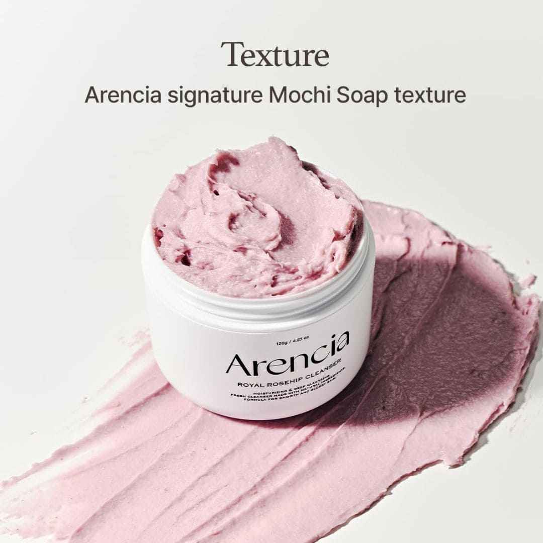 Arencia Fresh Rosehip Rice Mochi Cleanser for Eliminating Excess Sebum Mask