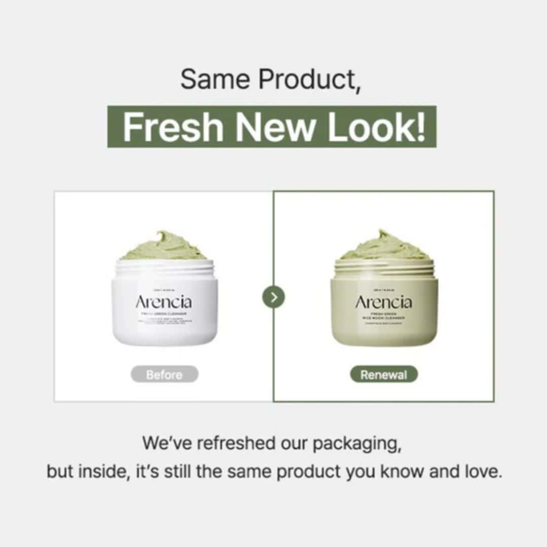 Arencia Fresh Green Rice Mochi Cleanser - SiaBelleStudio