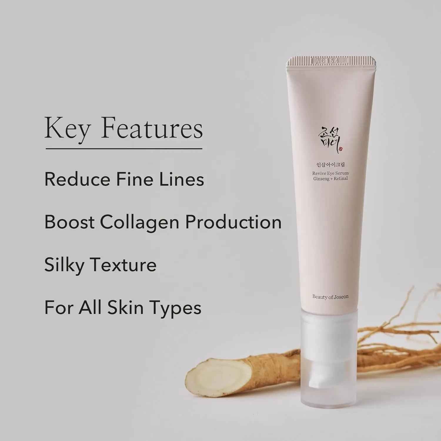 Beauty of Joseon Revive Eye Serum with Ginseng and Retinal for Youthful Eyes wrinkles line remover