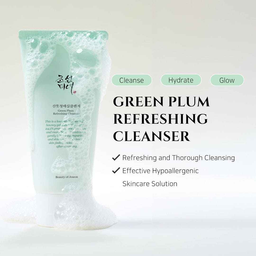 Beauty of Joseon Cleanser - Green Plum Refreshing Cleanser for All Skin Types
