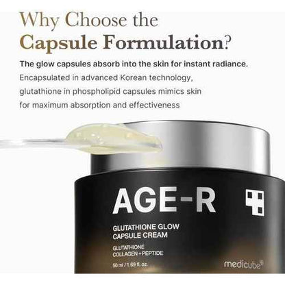 Medicube AGE-R Glutathione Glow Capsule Cream - Illuminate Your Skin with Medicube Glutathione Glow Cream