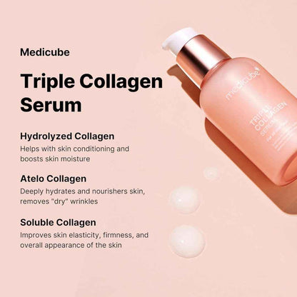 Medicube Triple Collagen Serum 4.0 - Rejuvenating Anti-Aging Skincare 55ml