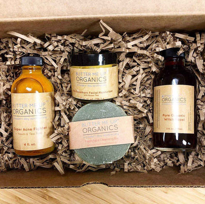 Acne Bundle - Organic Skincare for Clear Skin with Effective Organic Acne Treatment