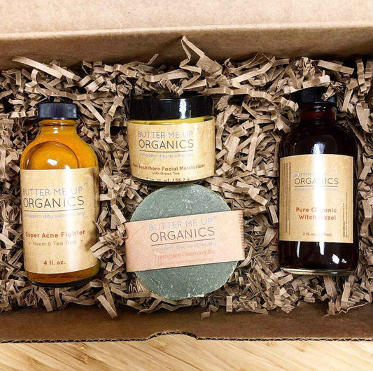 Acne Bundle - Organic Skincare for Clear Skin with Effective Organic Acne Treatment