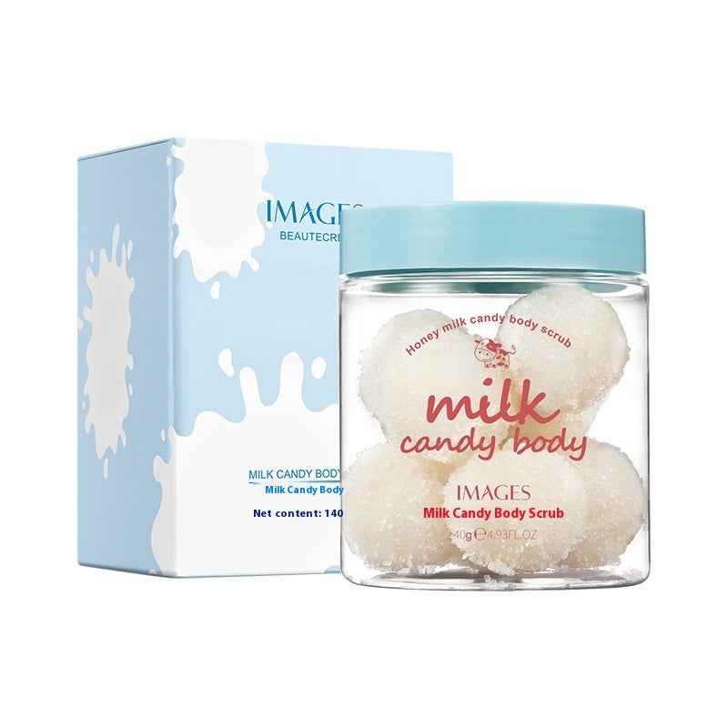 Milk Candy Body Scrub Cream for Soft, Glowing Skin
