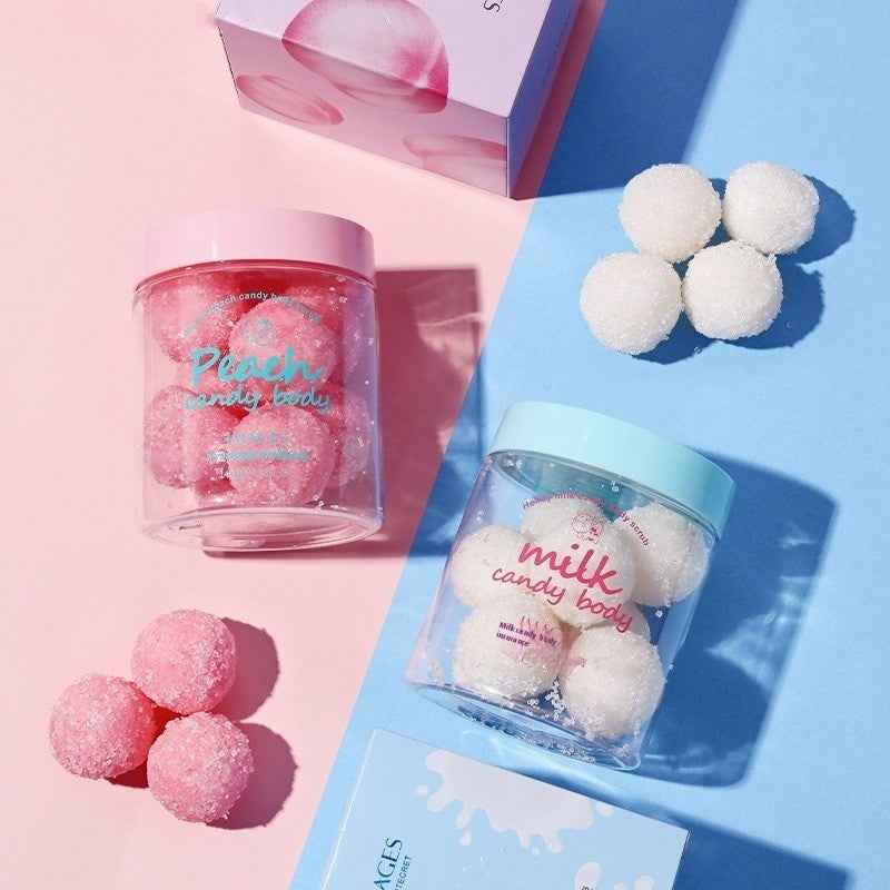 Milk Candy Body Scrub Cream for Soft, Glowing Skin