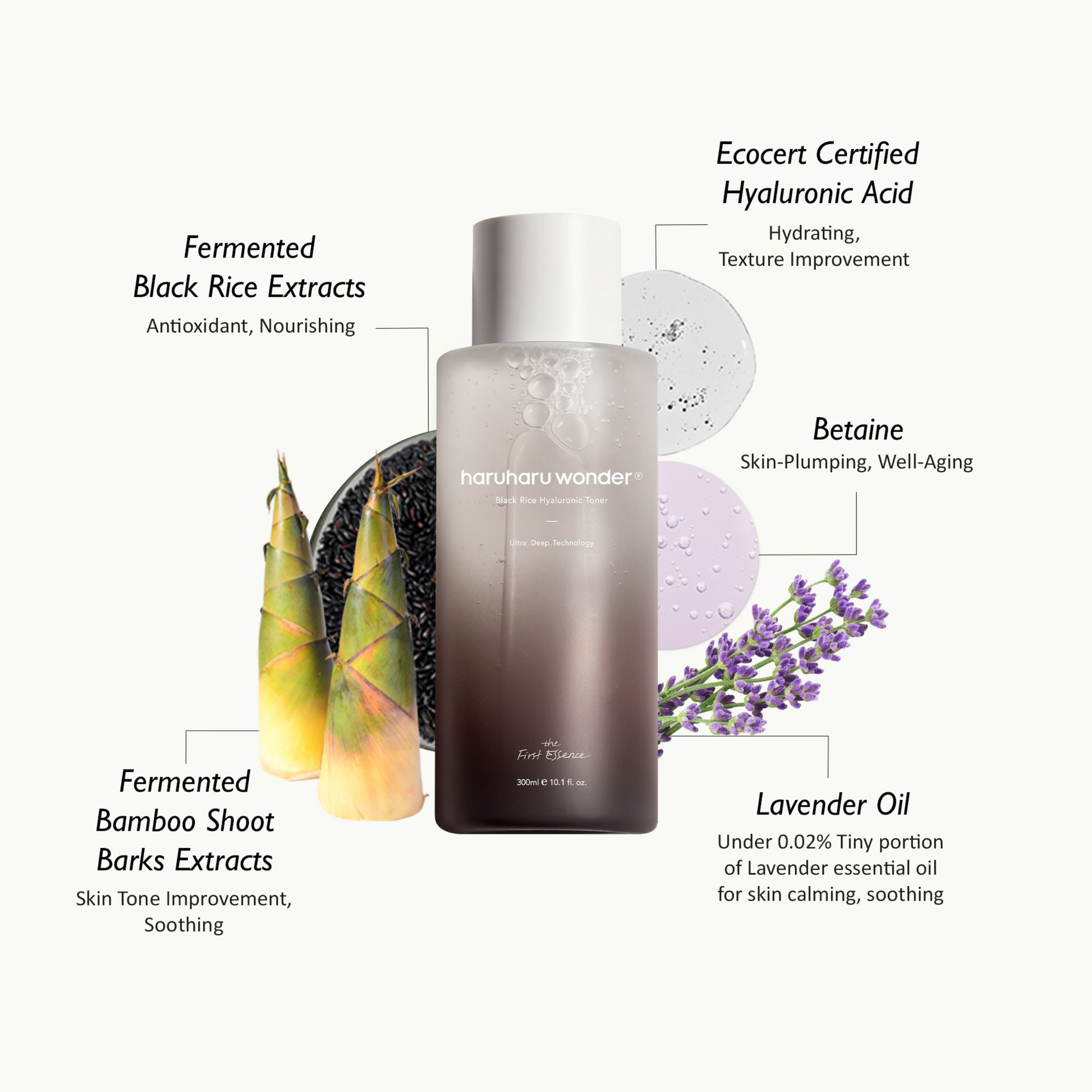 HaruHaru Wonder Black Rice Hyaluronic Toner - SiaBelleStudio